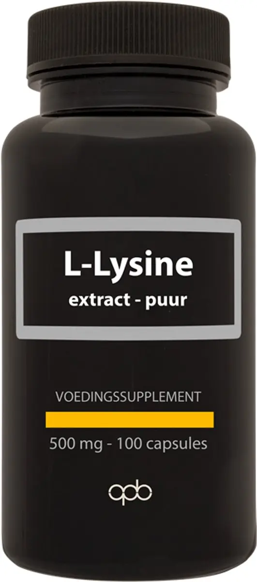 APB Holland L-Lysine 500mg 100 Capsules