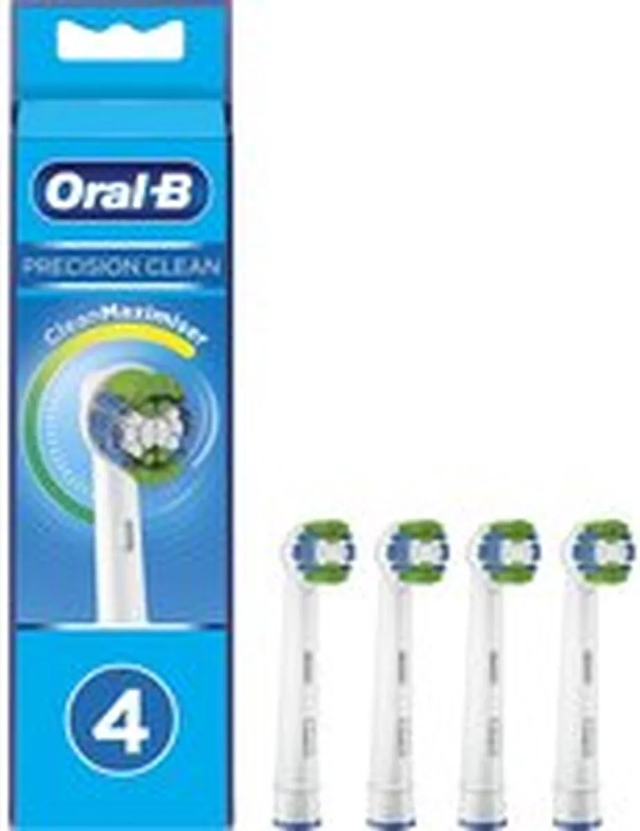 Oral-B Precision Clean Opzetborstels 4 Stuks - Blauw