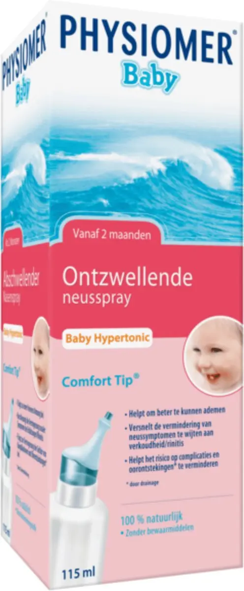 Physiomer Hypertonische Neusspray Baby 115ml