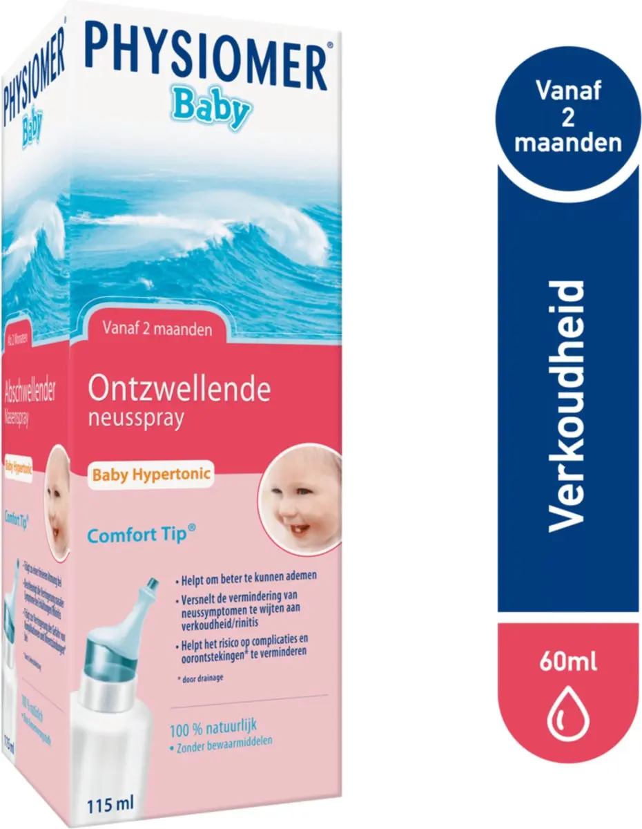 Physiomer Hypertonische Neusspray Baby 115ml