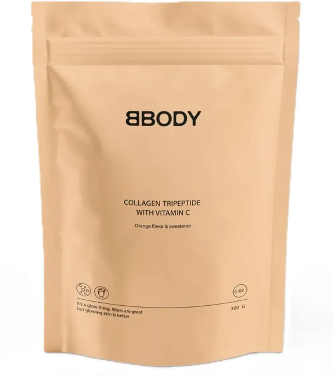 BBODY Hydrolyzed Collageen Vitamine C Hyaluronzuur 300g