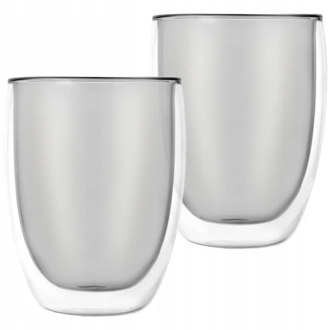 Orion Dubbelwandige Thermische Glazen 370ml - 2 Stuks