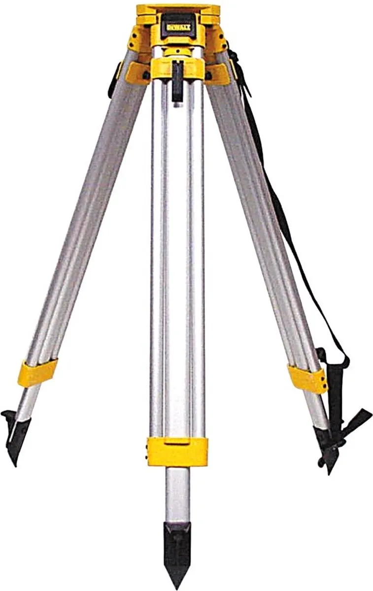 DeWalt DE0736 Aluminium Laserstatief 1-1,73m - Geel/Zilver