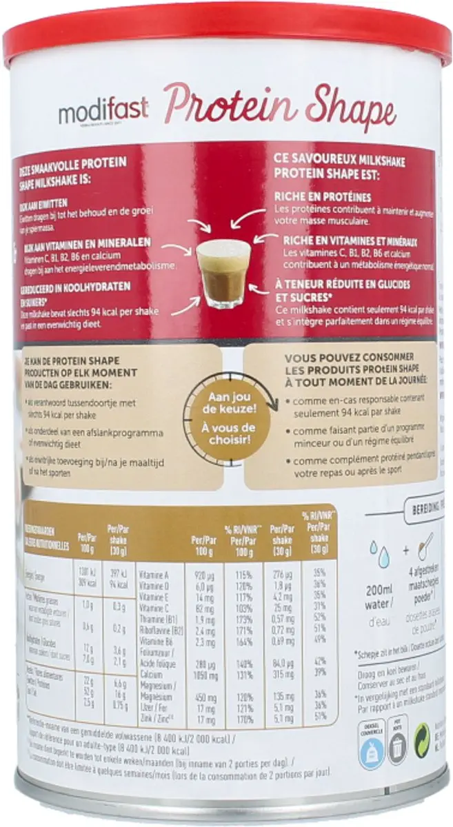 Modifast Protein Shape Milkshake Cappuccino 420g