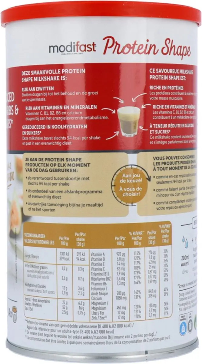 Modifast Protein Shape Milkshake Cappuccino 420g