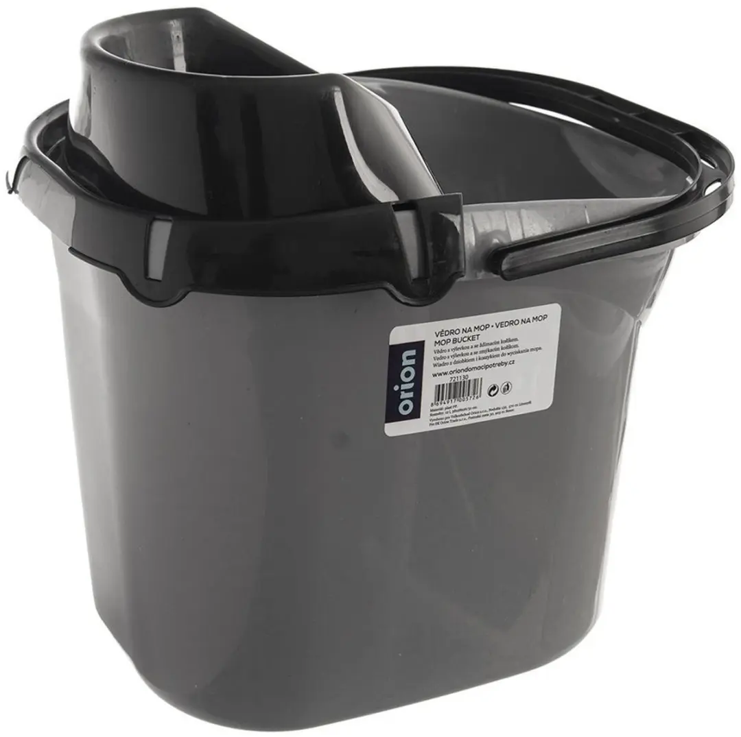 Orion Emmer Mop 12L - Grijs - inclusief uitschepper