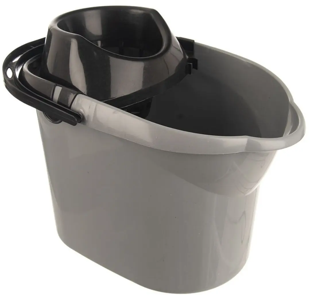 Orion Emmer Mop 12L - Grijs - inclusief uitschepper - afbeelding 6 van 6