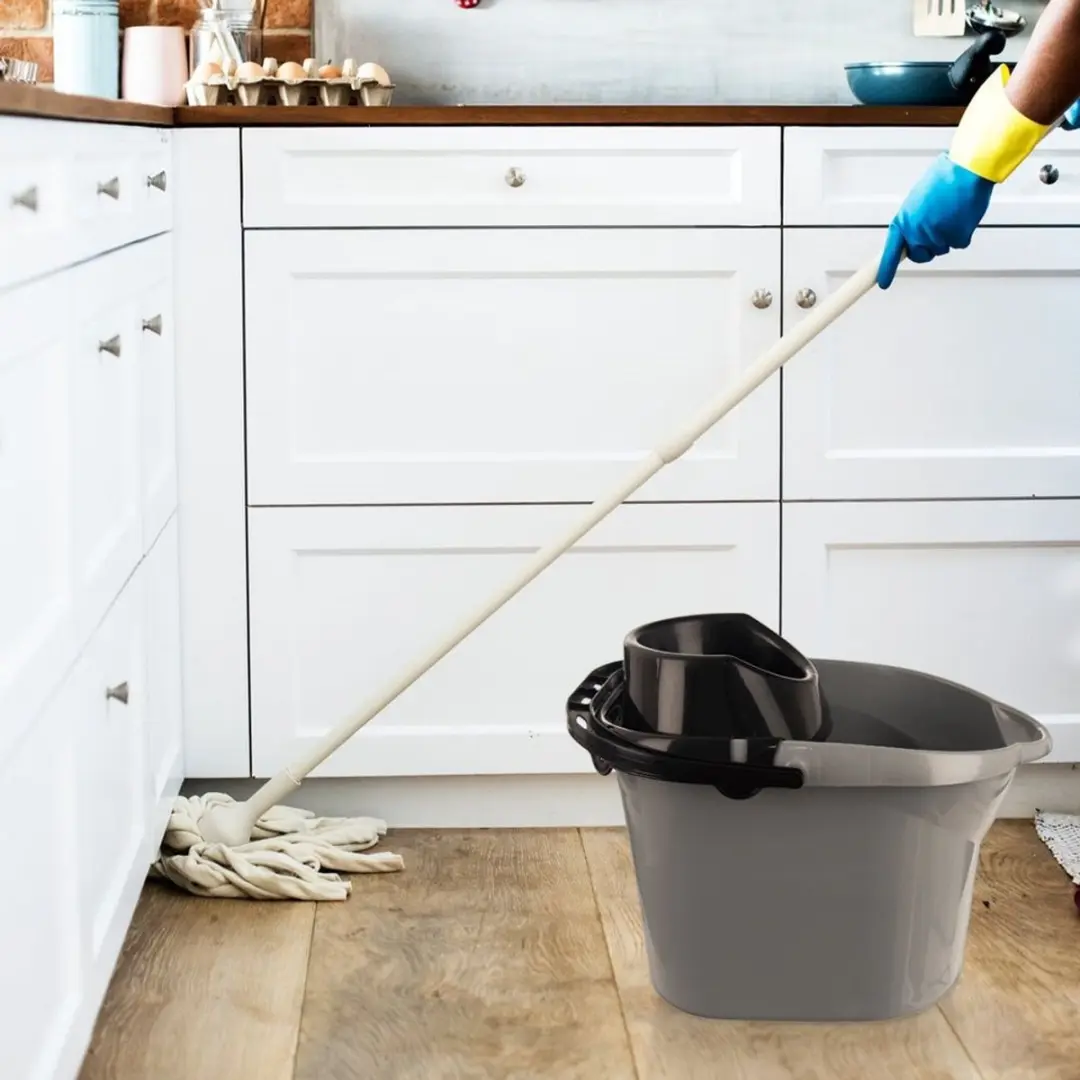 Orion Emmer Mop 12L - Grijs - inclusief uitschepper
