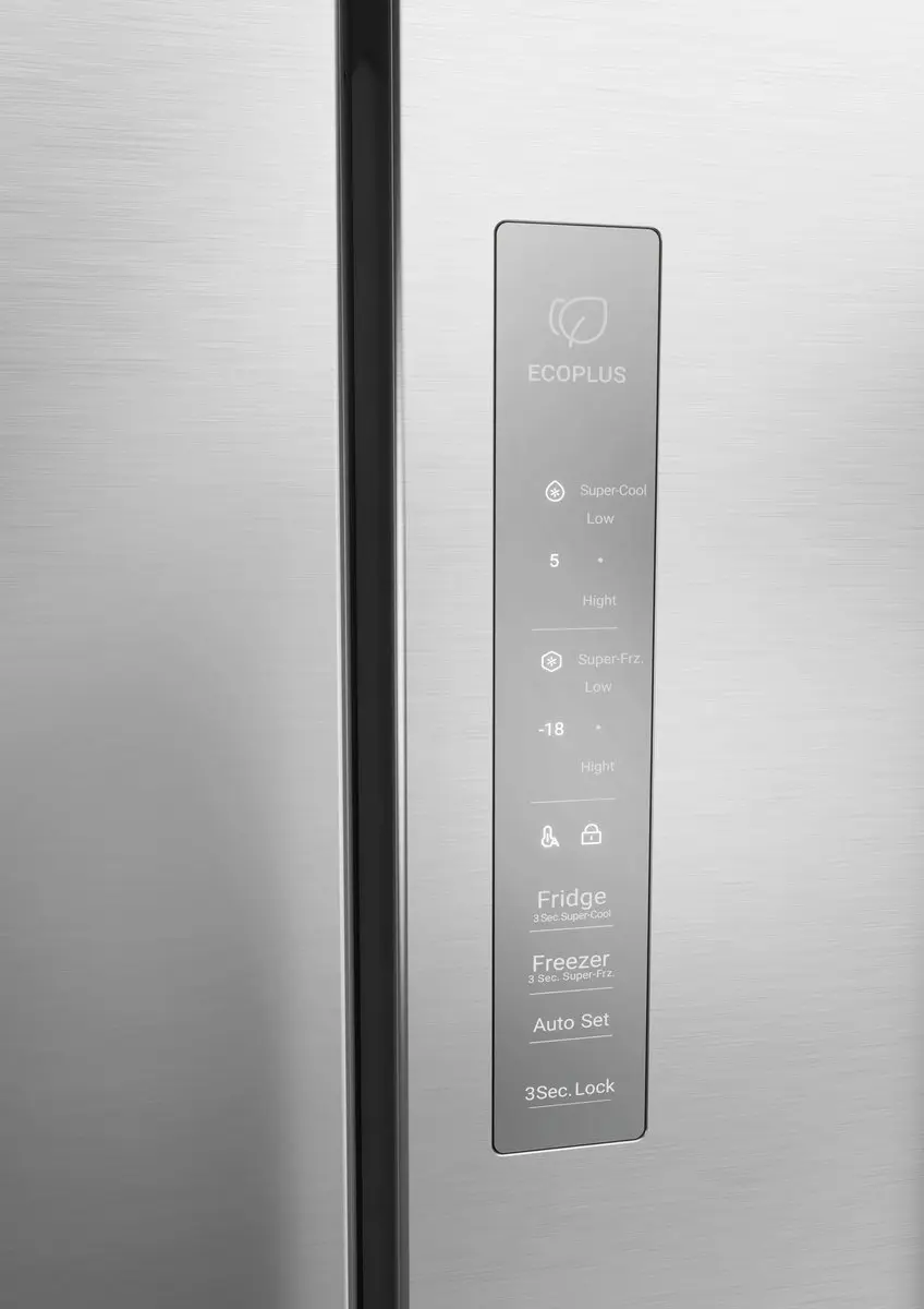 Haier HCR3818DNMM Koel-Vriescombinatie 467L - Multideur - Roestvrijstaal