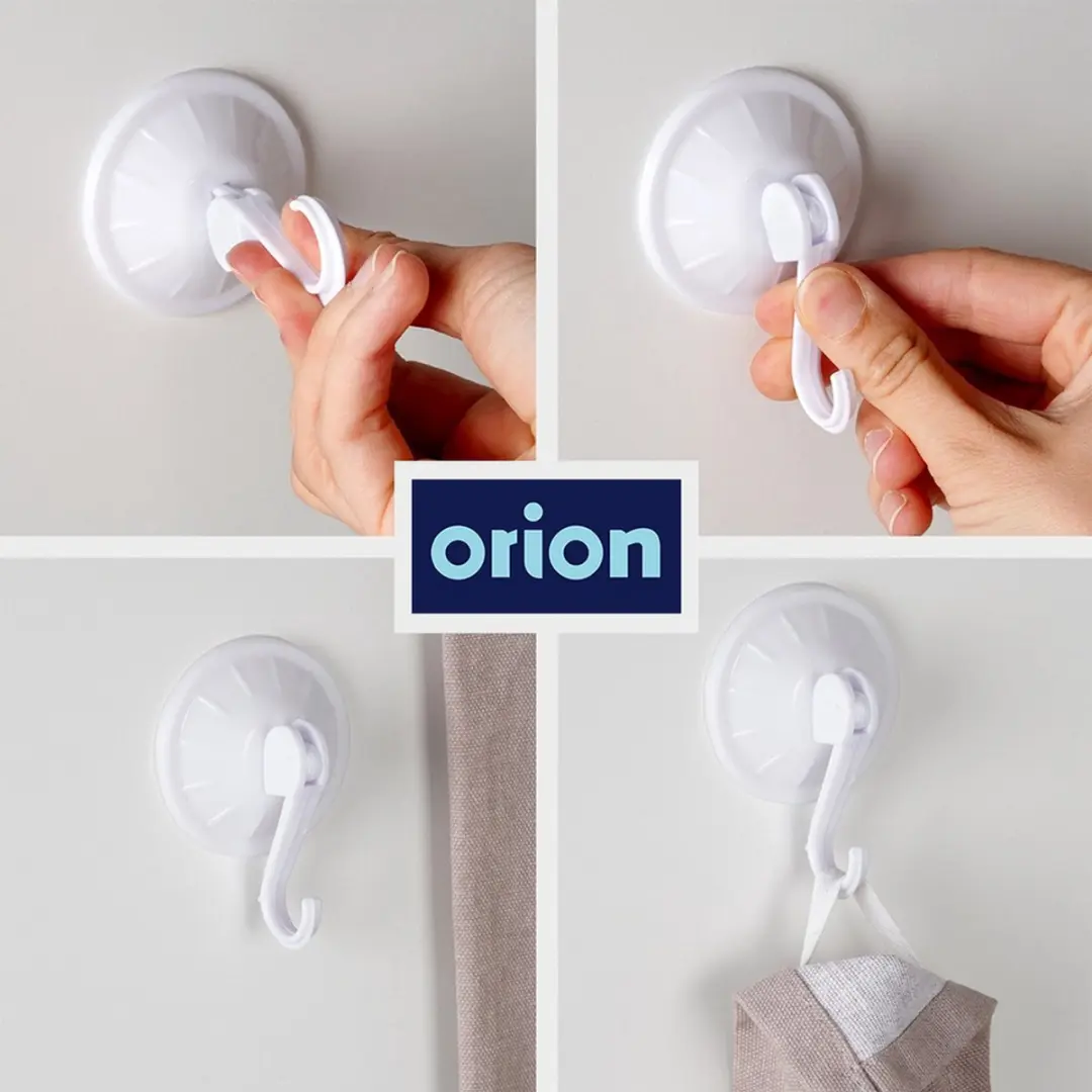 Orion Zuignap Haak 5,5cm - Wit - afbeelding 6 van 6