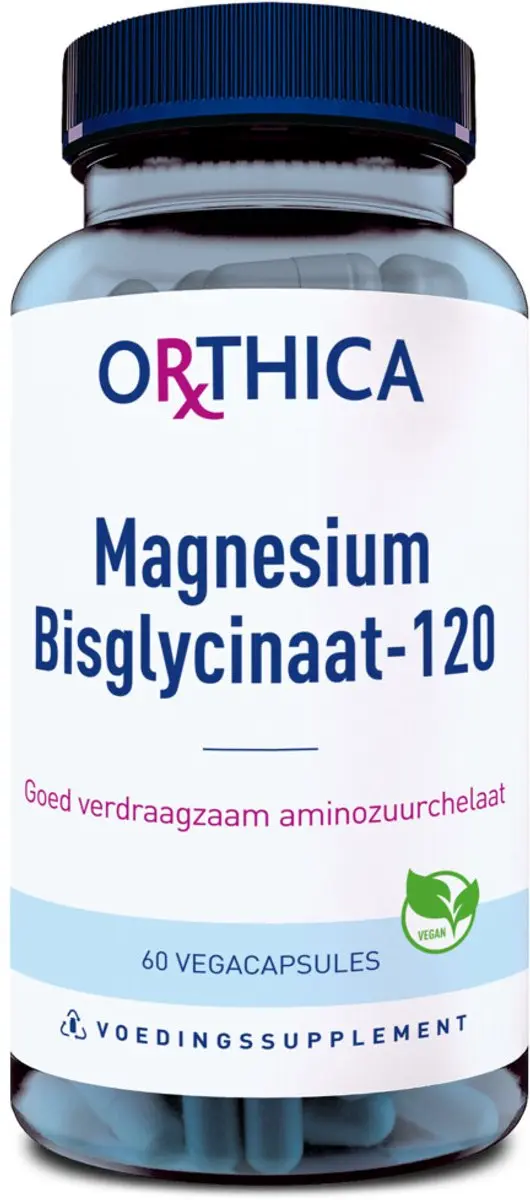 Orthica Magnesium Bisglycinaat-120 60 Vegacapsules