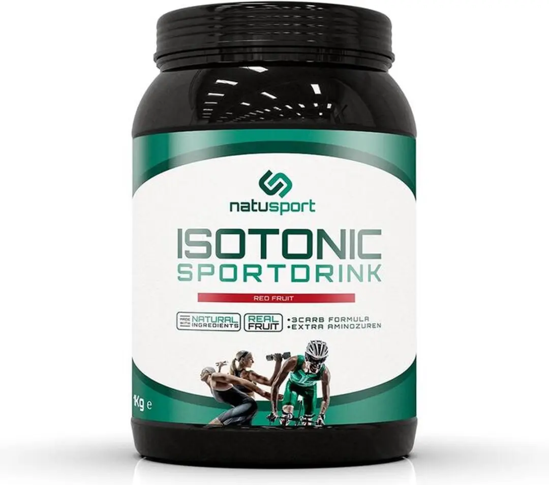 Natusport Isotone Sportdrank Rood Fruit 1kg