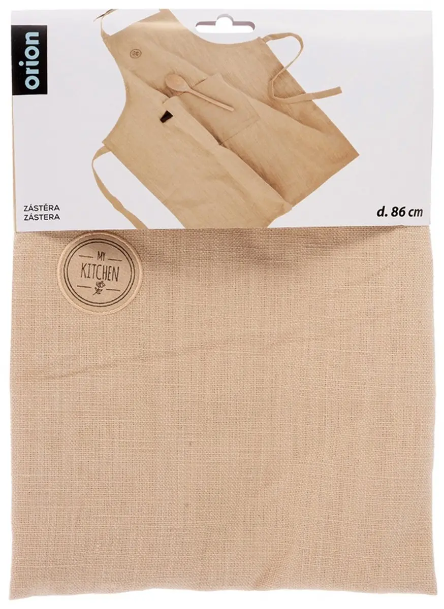 Orion Katoenen Keukenschort Beige - One Size