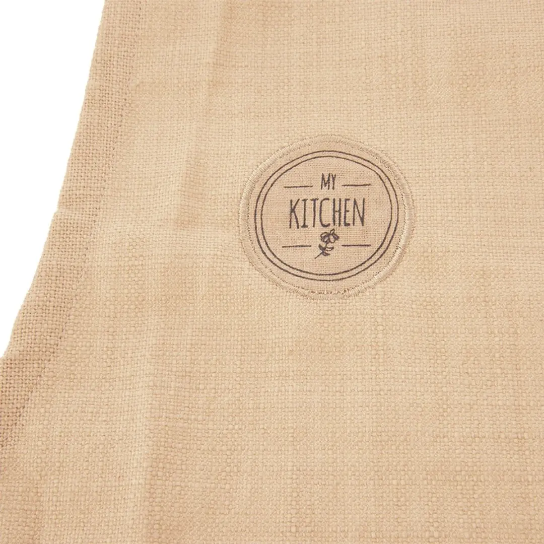 Orion Katoenen Keukenschort Beige - One Size