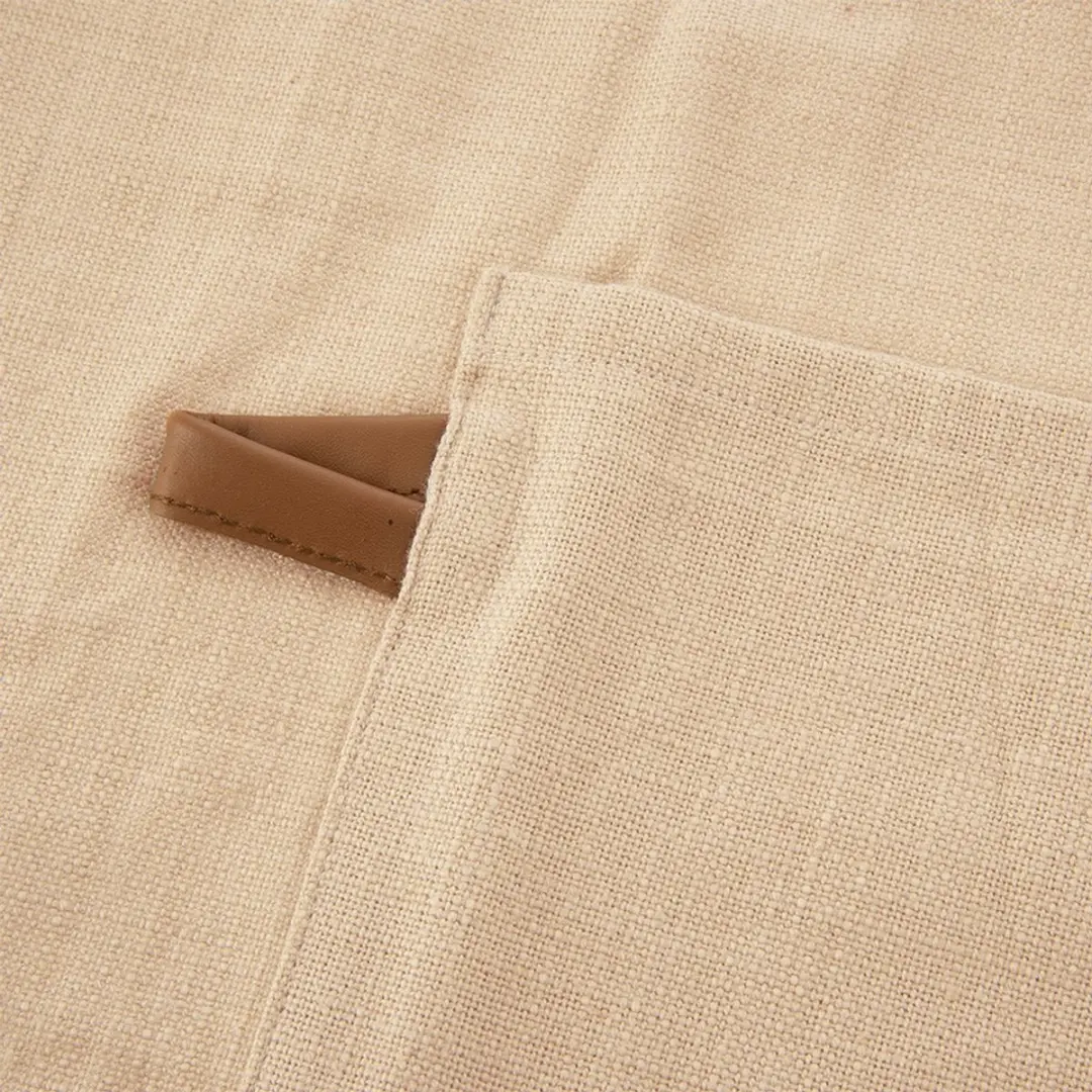 Orion Katoenen Keukenschort Beige - One Size