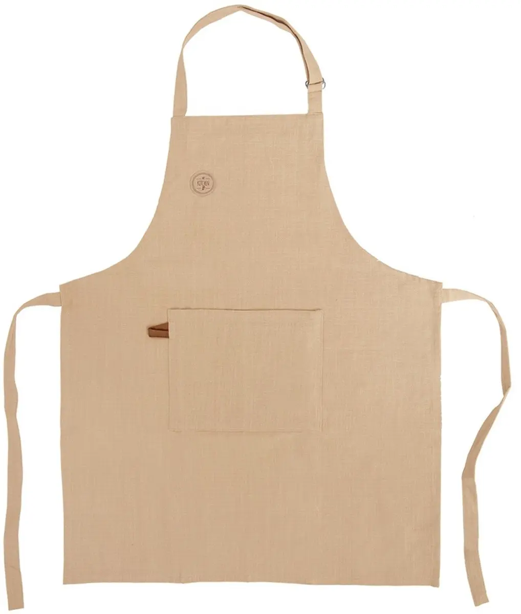 Orion Katoenen Keukenschort Beige