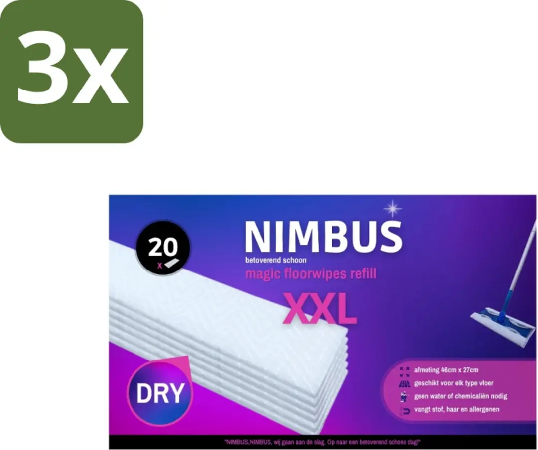 Nimbus Magic Floorwipes XXL Refill