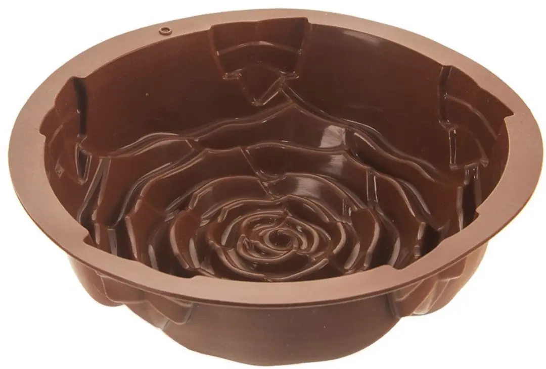 Orion Sillinie Siliconen Bakvorm Roosbruin 25cm