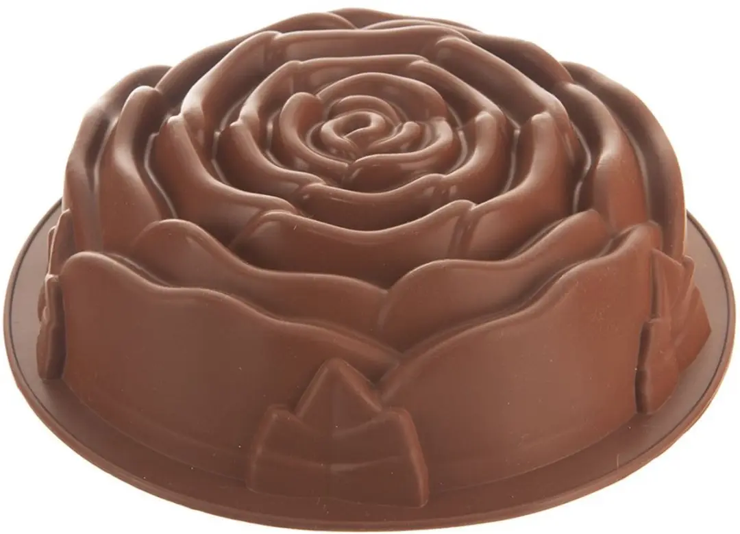 Orion Sillinie Siliconen Bakvorm Roosbruin 25cm