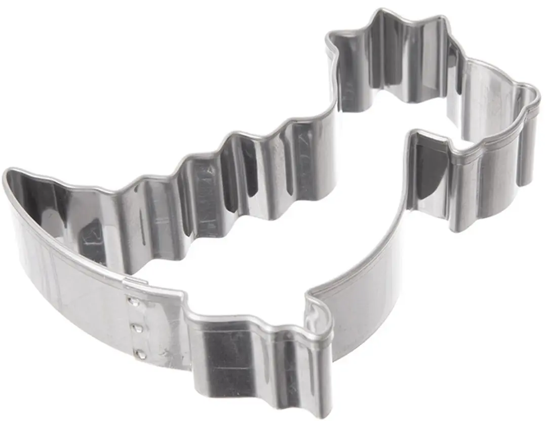 Orion Koekjessnijder Dinosaurus 6,5cm - Zilver
