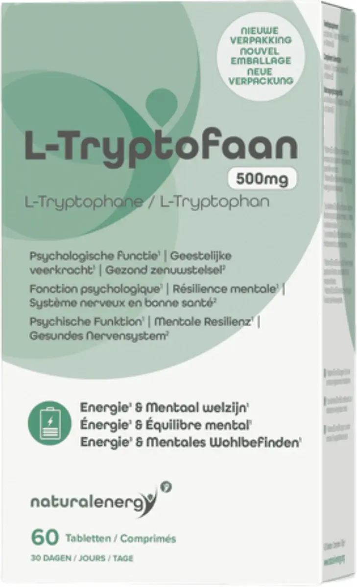 Natural Energy L-Tryptofaan 500mg