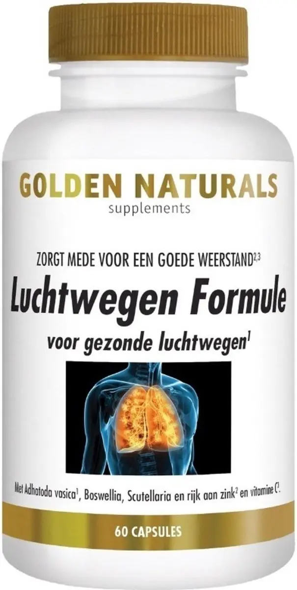 Golden Naturals Luchtwegen Support 60 Vegan Capsules
