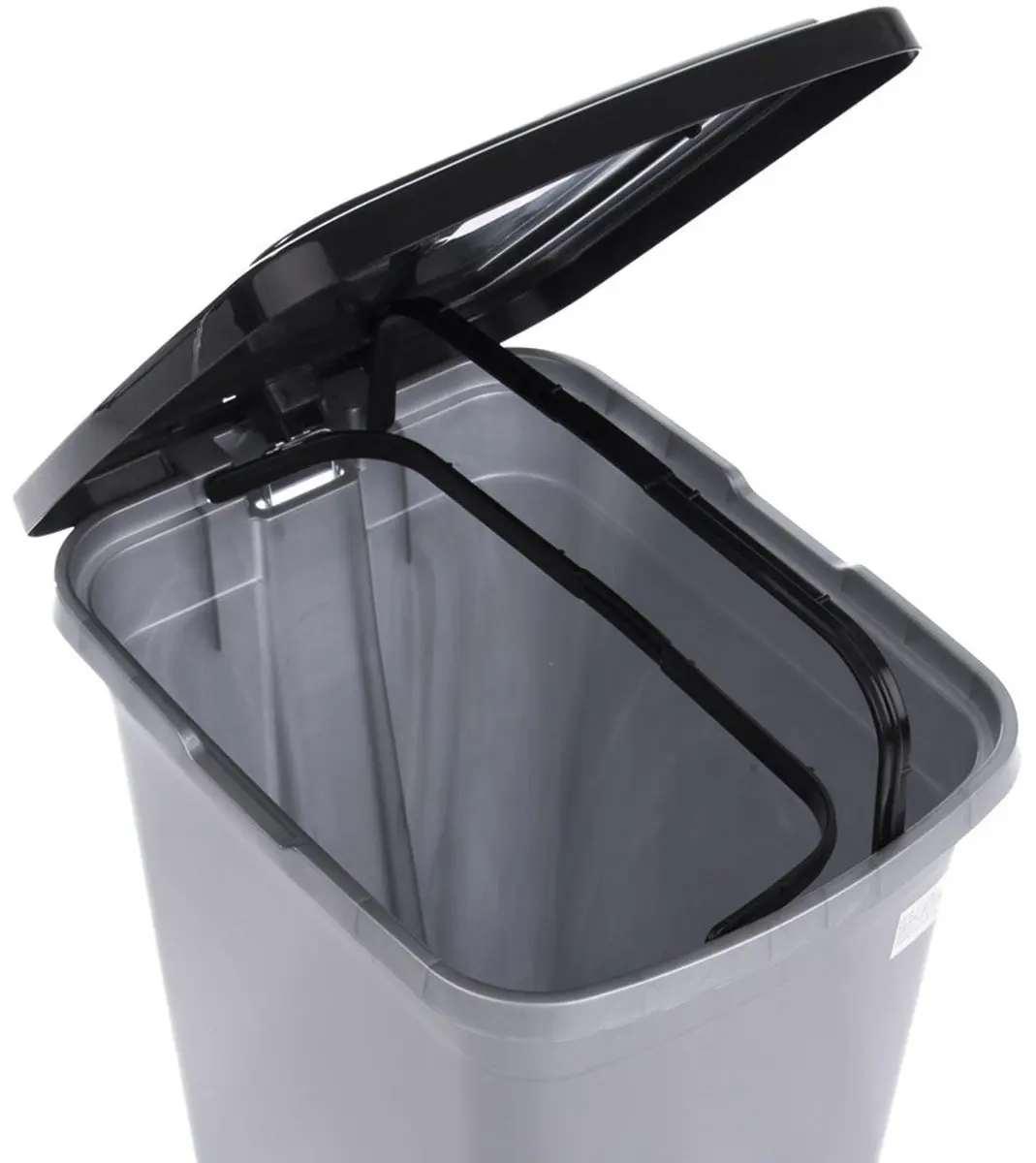 Orion Smalle Vuilnisbak 10L - Grijs/Zwart