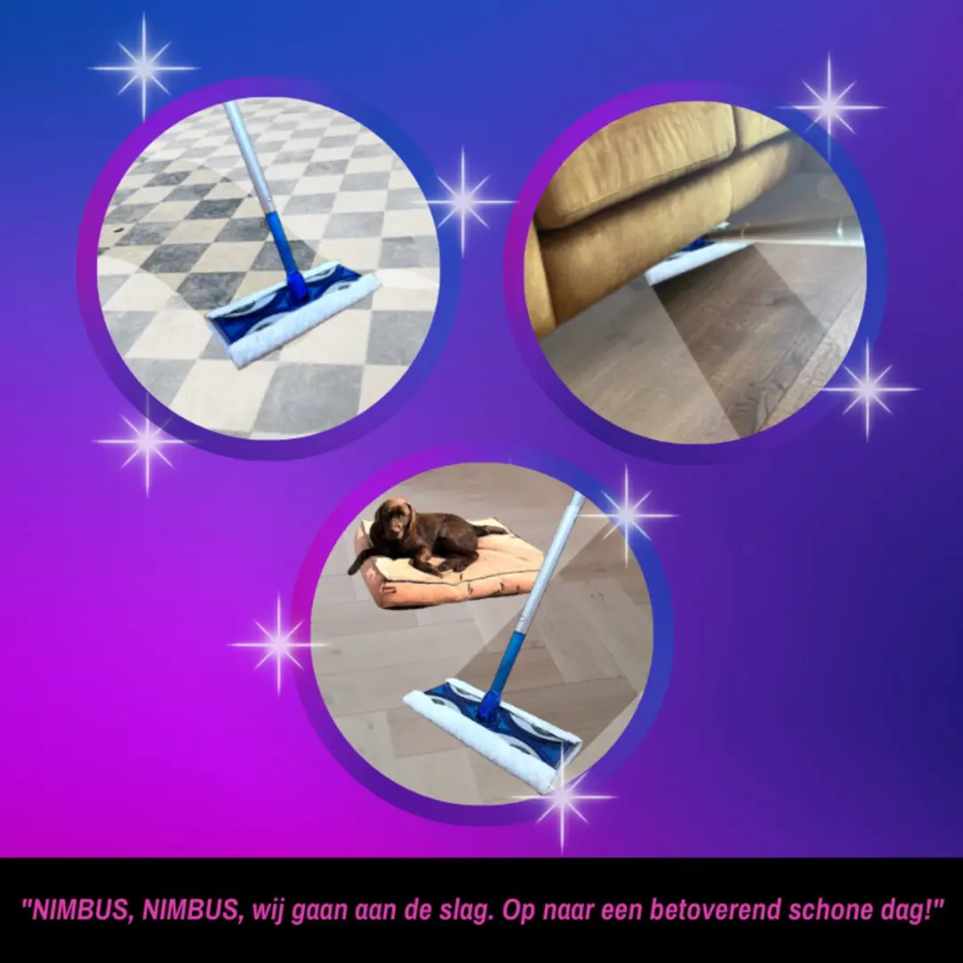 Nimbus Magic Vloerdoekjes Navulling Wit - 120 Stuks