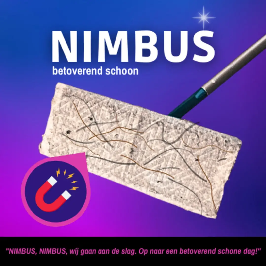 Nimbus Magic Vloerdoekjes Navulling Wit - 120 Stuks