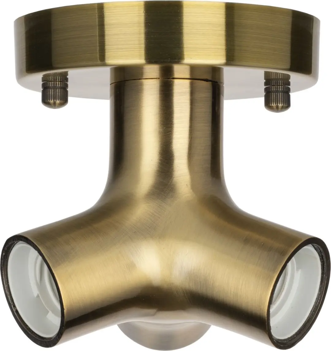 Bailey Plafondlamp Metaal Trio 3x Brons Ø13cm