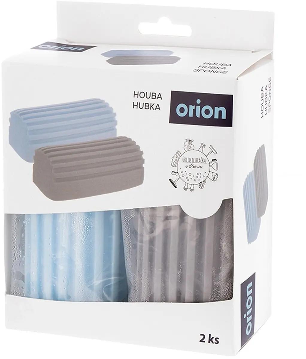 Orion Stofabsorberende Keukenspons - 2 Stuks - Multicolor