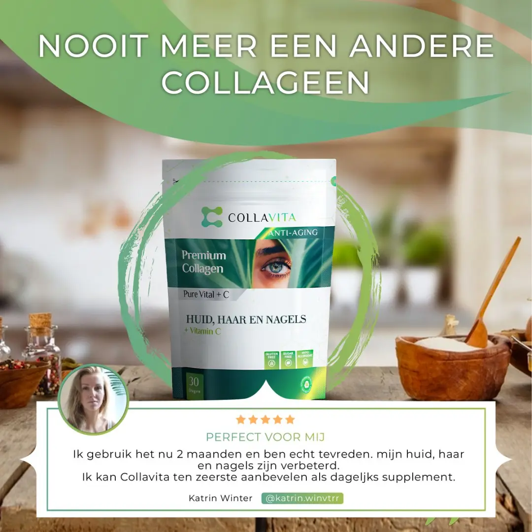 Collavita Collageen Poeder 80g - Huid/Haar/Nagels