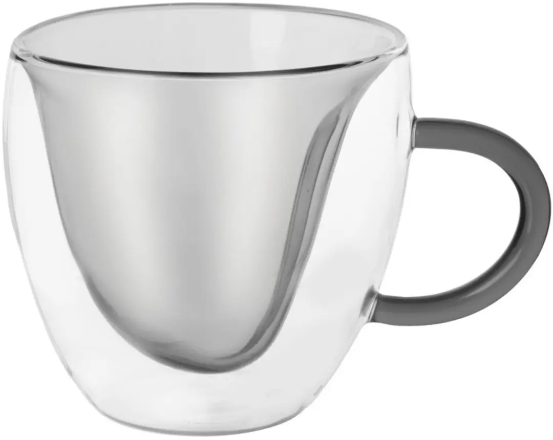 Orion Double Thermische Glazen 280ml - Set van 2 - Zwart