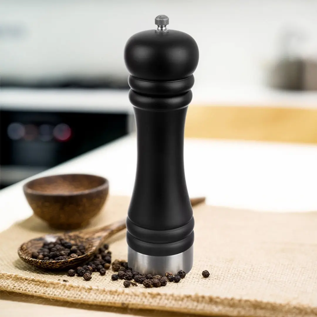 Orion Peper- en Zoutmolen Hout 130237 - Zwart - afbeelding 6 van 6