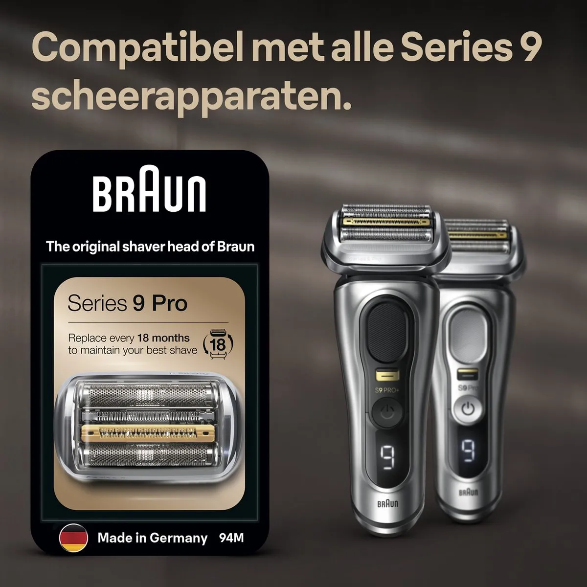 Braun Series 9 94M Scheerblad - 4 Mesjes