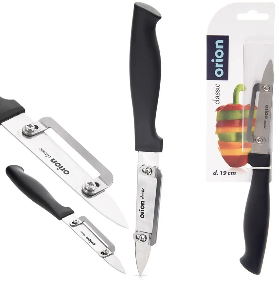Orion Roestvrijstalen Schilmes 19cm - Zwart
