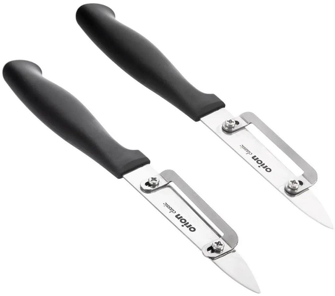 Orion Roestvrijstalen Schilmes 19cm - Zwart