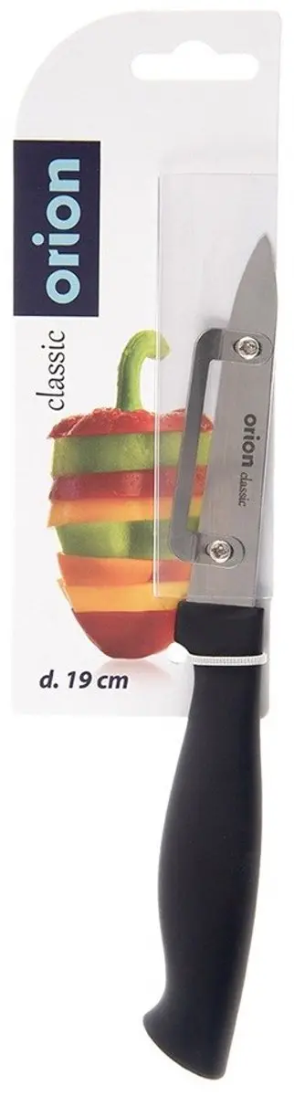 Orion Roestvrijstalen Schilmes 19cm - Zwart