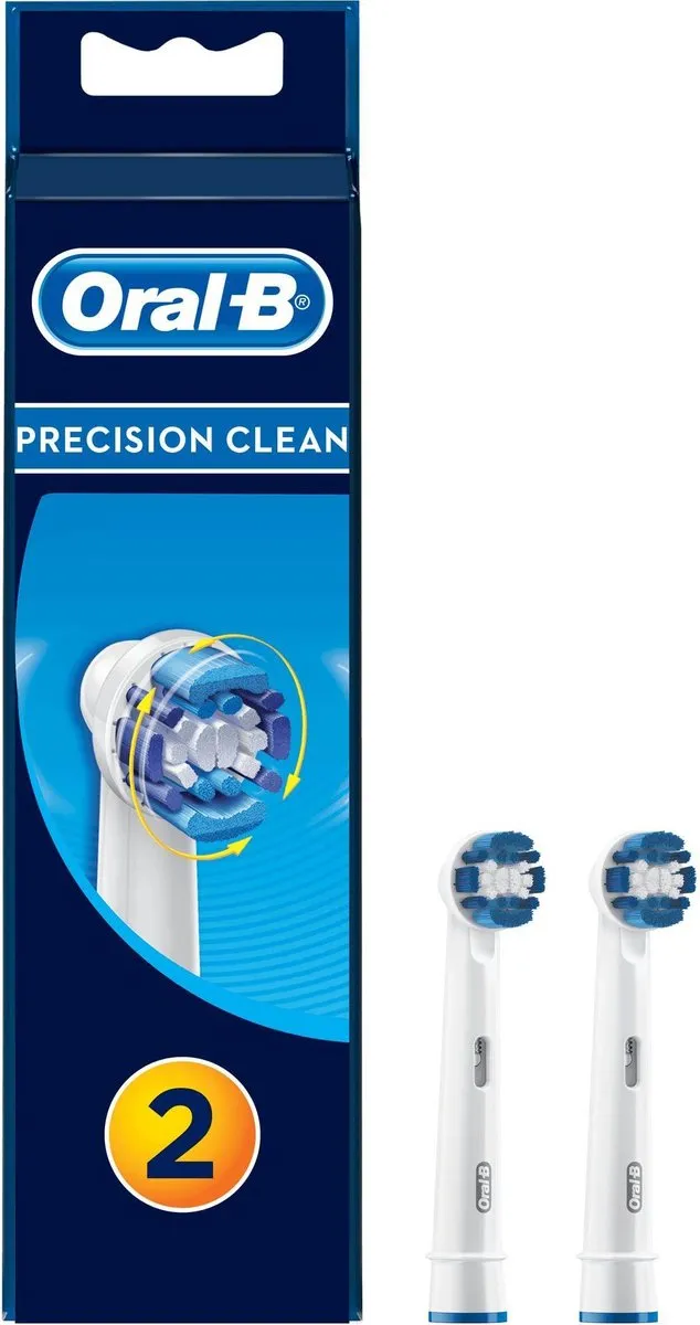 Oral-B Precision Clean Opzetborstels 2 Stuks - Wit