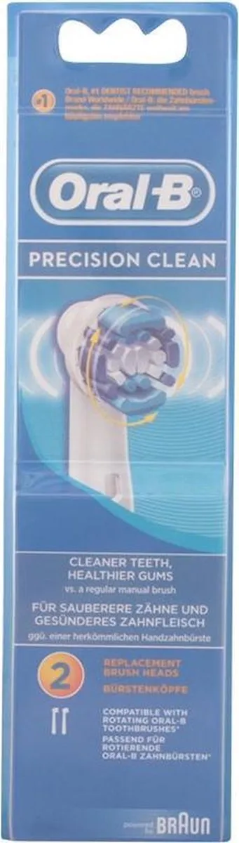 Oral-B Precision Clean Opzetborstels 2 Stuks - Wit