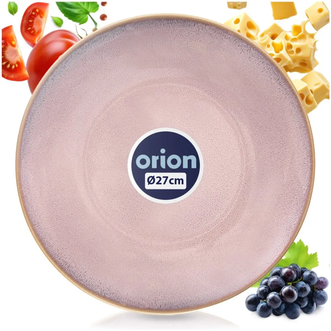 Orion Keramiek Dinerbord - Roze - Ø27cm