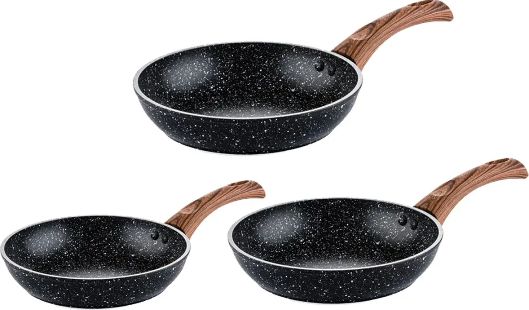 Westinghouse Black Marble Koekenpannenset 3-delig