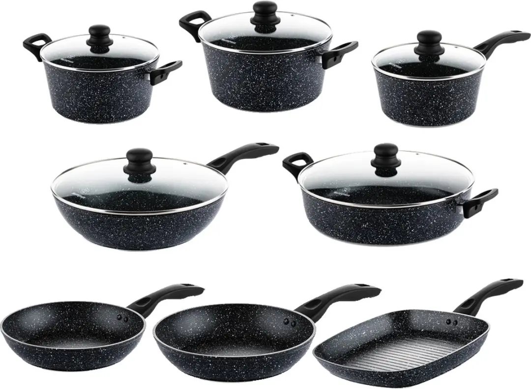 Westinghouse 8-delige Pannenset Black Marble