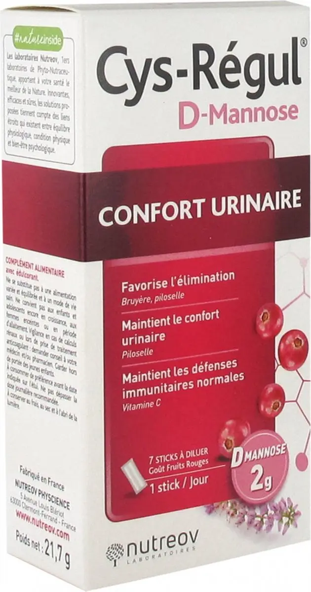 Nutreov Cys-régul D-Mannose Urinary Comfort