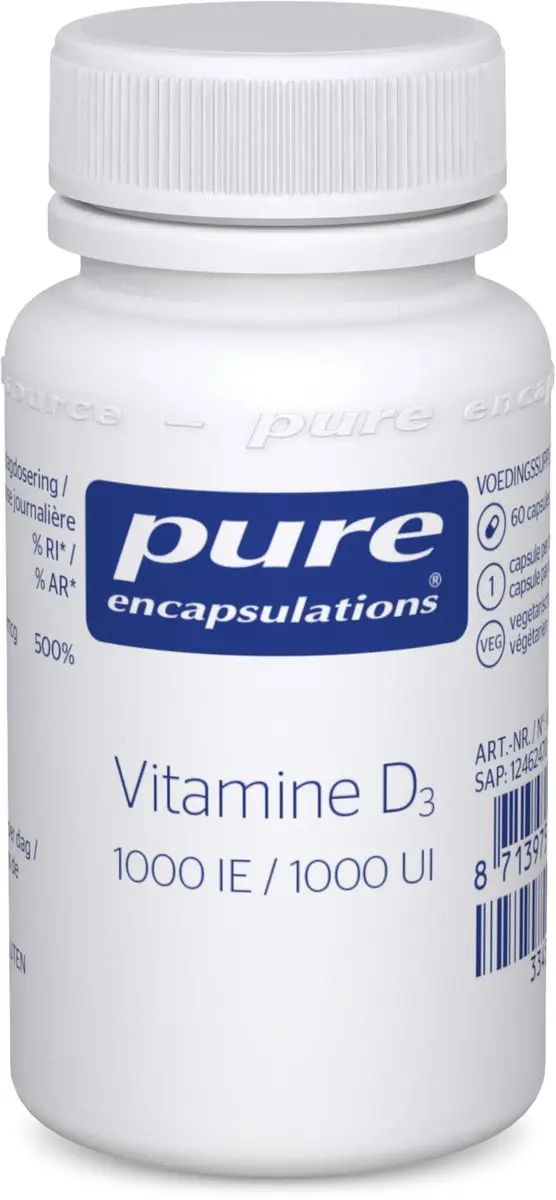 Pure Encapsulations Vitamine D3 1000 IE