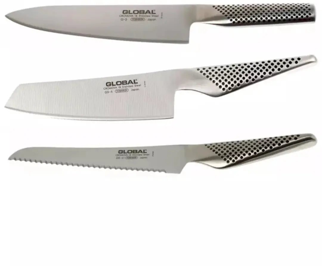 Global Messenset G-2561 - 3-delig RVS