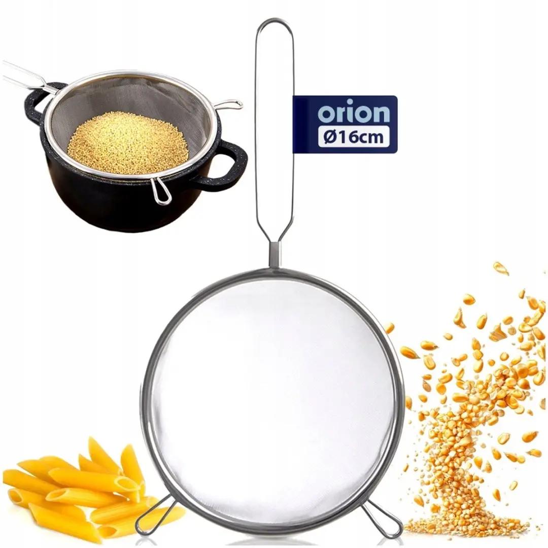 Orion RVS Keukenzeef 16cm - Silver