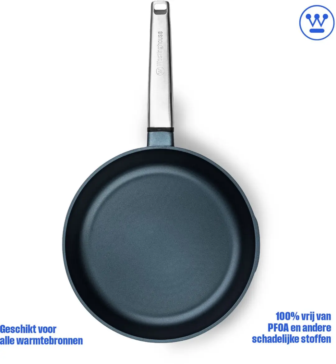 Westinghouse Performance Koekenpan 24cm - Inductie - Blauw