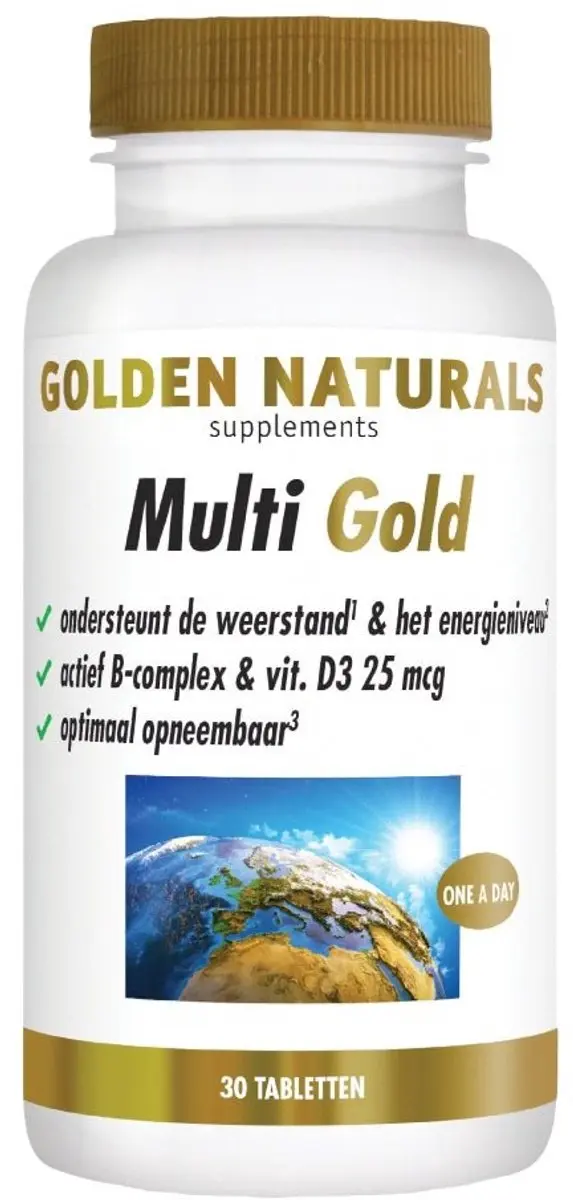 Golden Naturals Multi Gold Tabletten 60 Stuks