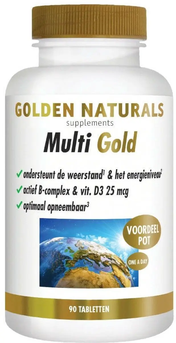 Golden Naturals Multi Gold Tabletten 60 Stuks